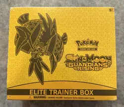 Sealed Pokemon Sun & Moon Guardians Rising Elite Trainer Box with Acrylic Case - Image 2