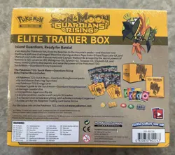 Sealed Pokemon Sun & Moon Guardians Rising Elite Trainer Box with Acrylic Case - Image 3
