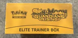 Sealed Pokemon Sun & Moon Guardians Rising Elite Trainer Box with Acrylic Case - Image 4