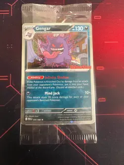 Pokemon TCG Gengar 050/088 Promo GameStop Stamped - Factory Sealed - Image 1