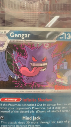 Pokemon TCG Gengar 050/088 Promo GameStop Stamped - Factory Sealed - Image 2