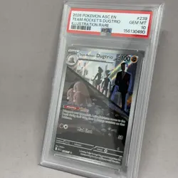 Pokemon - Ascended Heroes - Team Rocket's Dugtrio 239/217 - PSA 10 Gem Mint - Image 2