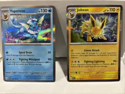 Pokemon Scarlet/Violet 151 Holo Lot : Vaporeon, Jolteon, Marowak, Electrode - Image 1