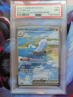 Pokemon 2023 Altaria EX Special Illustration Rare Paradox Rift PSA 9 - Image 1