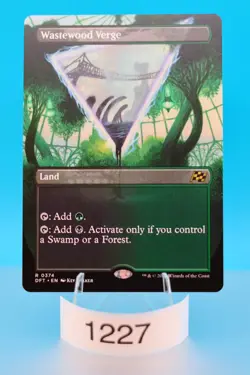 MTG Wastewood Verge (Borderless) Aetherdrift Regular #374 - Image 1