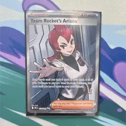 Pokemon Team Rocket's Ariana 224/182 Destined Rivals Ultra Rare Full Art Holo - Image 1