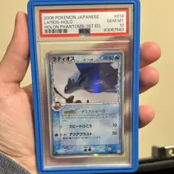 Pokemon Latios Holo Rare Holon Phantoms 1st Edition PSA 10 #014 Japanese 2006 - Image 1
