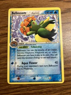 Pokemon Bellossom 19/110 (Delta Species) EX Holon Phantoms Regular Rare LP - Image 1