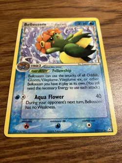 Pokemon Bellossom 19/110 (Delta Species) EX Holon Phantoms Regular Rare LP - Image 2