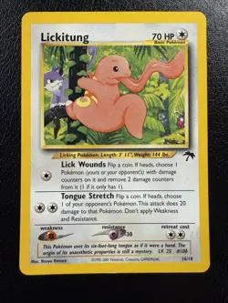 Pokemon TCG Lickitung Southern Islands 16/18 Promo MP - Image 1