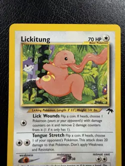 Pokemon TCG Lickitung Southern Islands 16/18 Promo MP - Image 2