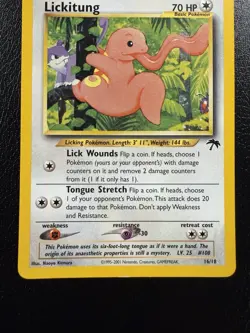 Pokemon TCG Lickitung Southern Islands 16/18 Promo MP - Image 3