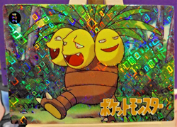 POKEMON POCKET MONSTERS VENDING PRISM STICKER 224 EXEGGUTOR - Image 1