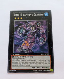 YS13-ENV09 Number 30: Acid Golem of Destruction - NM 1st Edition - YuGiOh Card - Image 1