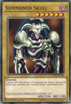 Summoned Skull YGLD-ENA06 King of Games: Yu-Gi-Oh 1st Edition NM/M - Image 1