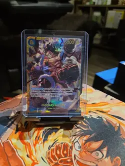 Monkey D. Luffy (Alt Art) OP11-118 SEC A Fist of Divine Speed ONE PIECE English - Image 1
