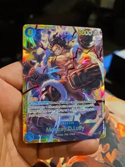 Monkey D. Luffy (Alt Art) OP11-118 SEC A Fist of Divine Speed ONE PIECE English - Image 3