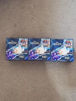 Disney Lorcana Azurite Sea Illumineer’s Trove x3 Sealed Boxes TCG Ravensburger - Image 1