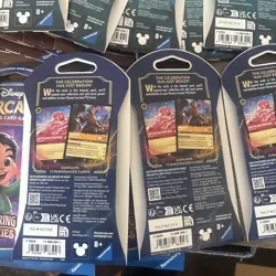 Disney Lorcana Lot 19 Sleeved Booster Packs Azurite Sea & Shimmering Skies - Image 3