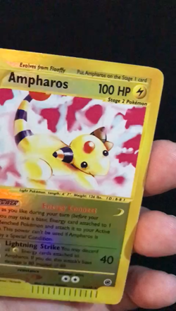 Pokemon TCG Reverse Holo Ampharos 2/165 WOTC Expedition Base Set LP Condition - Image 2