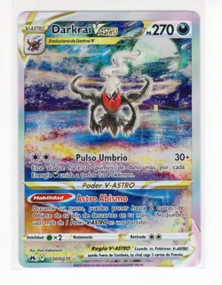 ~ESP~ SPANISH Darkrai V Star Crown Zenith GG50 Pokemon Cards (c1) - Image 1