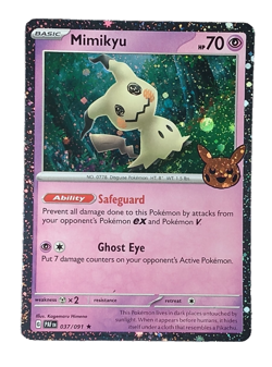 Mimikyu - 037/091 - Paldean Fates - Pokemon TCG - NM - Holo Rare - Image 1
