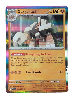 Garganacl Reverse Holo 104/182 Paradox Rift NM Pokemon - Image 1