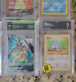 Lot Of 7 Pokemon Various Sets Graded Cards TAG TOP SHELF CC&G DEGREE Free Ship - Image 2