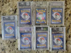 Lot Of 7 Pokemon Various Sets Graded Cards TAG TOP SHELF CC&G DEGREE Free Ship - Image 5