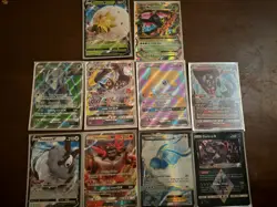 Pokemon TCG Holo Promo GX/EX/V 8-Card Lot English Darkrai, Jirachi, Lunala - Image 1