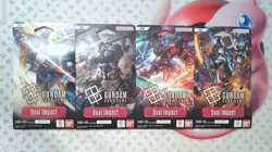 Gundam Card Game - Dual Impact - Sleeved Booster Pack - Lot of 4 (Art Set) - Image 1