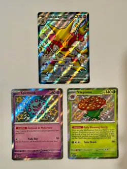 POKEMON English Lot 8 Cards Paldean Fates Shiny Alakazam Lucario Riolu PSA Plays - Image 4