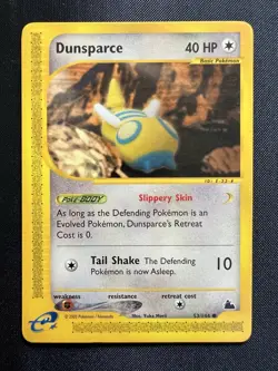 Dunsparce Skyridge 53/144 Common Pokemon TCG Card E Reader - Image 1