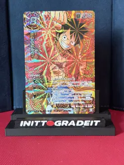 MIRACLE BATTLE CARDDASS ONE PIECE OP17 STRAW HAT LUFFY GOD OMEGA CARD NM - Image 1