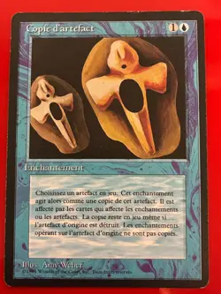 Copy Artifact FBB French Revised 1994 MTG Magic the Gathering Foreign Black Bord - Image 1