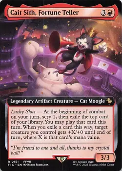 Cait Sith, Fortune Teller (Extended Art) Commander: Final Fantasy Regular - Image 1