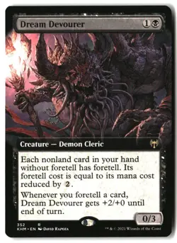 MTG Dream Devourer (Extended Art) [KHM - 352] LP 6-15 - Image 1