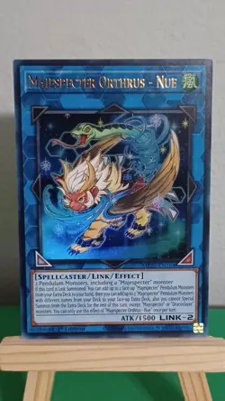 2025 Yugioh Majespecter Orthrus Nue MP25-EN164 Ultra Rare 1st Edition Fresh Pull - Image 1