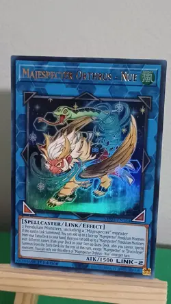 2025 Yugioh Majespecter Orthrus Nue MP25-EN164 Ultra Rare 1st Edition Fresh Pull - Image 2