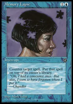 4 x Memory Lapse (2) - Homelands - NM-Mint - MTG - Image 1