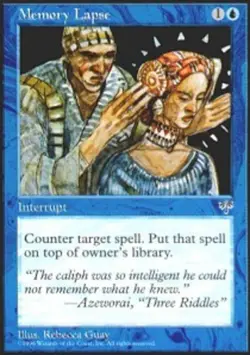 4 x Memory Lapse - Mirage - Light Play - MTG - Image 1