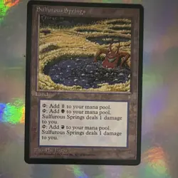 Wizards of the Coast MTG Ice Age Sulfurous Springs 1995 (LP) - Image 1