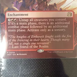 MTG Aggravated Assault 0039 WoE Enchanting Tales Foil Alt Art EN - Image 3