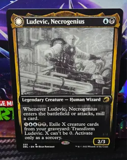 magic the gathering - Ludevic, Necrogenius - Legendary Creature - Human Wizard - Image 1