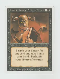 Magic: The Gathering Demonic Tutor Revised - Image 1