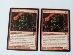 2 Goblin Chieftain Core set 2010 MTG NM Free Ship with tracking - Image 1
