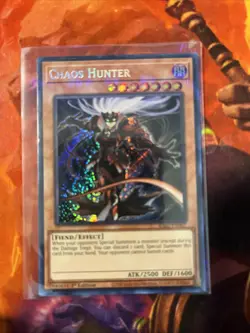 RA02-EN007 Chaos Hunter Secret Rare 1st Edition YuGiOh - Image 1