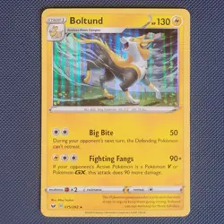 Boltund 075/202 - Sword & Shield - Rare Holo Pokemon Card - NM - Image 1