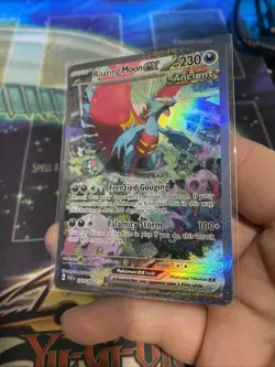 Roaring Moon EX 251/182SV04: Paradox Rift Holo Pokemon NM Condition - Image 2