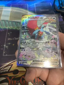 Roaring Moon EX 251/182SV04: Paradox Rift Holo Pokemon NM Condition - Image 3